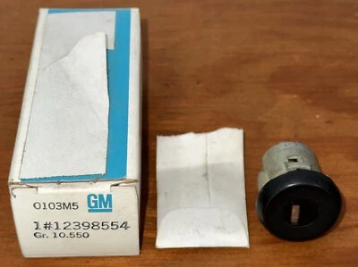 Cilindro de bloqueo GM 1984-1990 OEM NOS Chevrolet Pontiac Buick Olds 12398554 nuevo en caja Foto 1 de 2