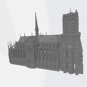 3d gedruckt notre dame de paris Kathedrale - Bild 1 von 6
