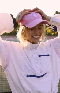Free People Track in Action Nylon Jacket Sz M - Picture 1 of 11