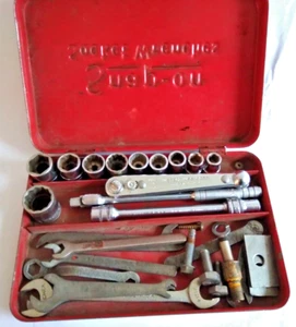 Estuche de llaves de vaso de metal “SNAP-On” con herramientas Blackhawk, Meteor, Vanadio, Snap-On. - Imagen 1 de 8