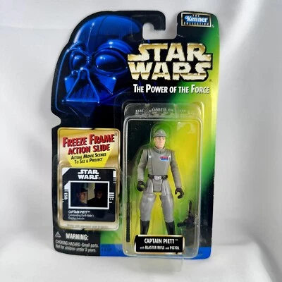 Figura Star Wars Poder de la Fuerza Capitán Piett Freeze Frame 1997 Kenner Foto 1 de 4