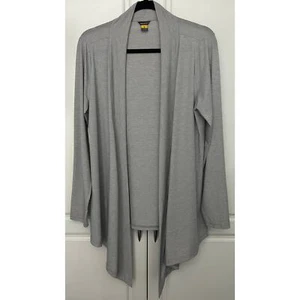 Eddie Bauer leichte Strickjacke Damen vorne offen grau Größe L - Bild 1 von 6