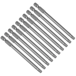 10pcs T27 Magnetic Torx Screwdriver Bits 1/4 Inch Hex Shank S2 - Picture 1 of 5