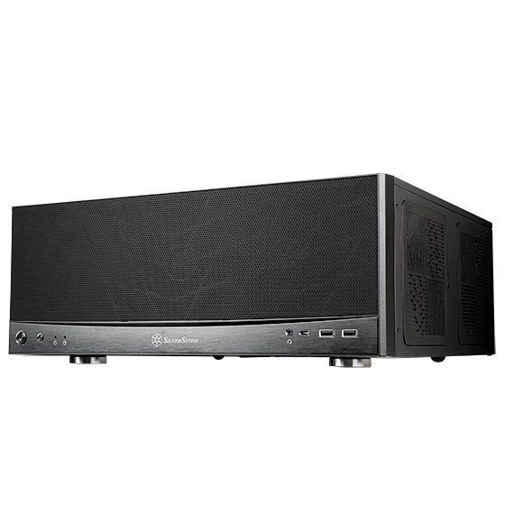 Silverstone  GD11B (Black) Grandia Series Home Theater HTPC Case - Image 1 of 4