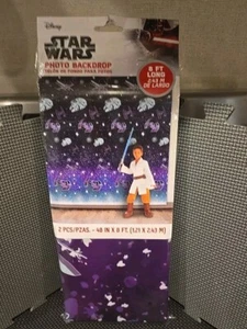 Disney STAR WARS Photo Backdrop 8 FT Long NEW In Sealed Package Birthday Party - Picture 1 of 1