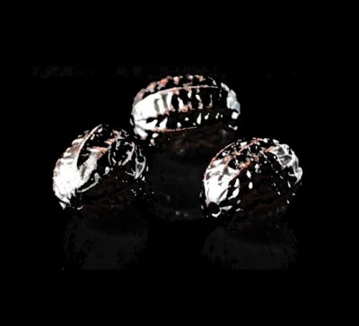 20pcs 16mm long chocolate brown oblong nuts acrylic beads DIY Beading Craft - Image 1 of 2