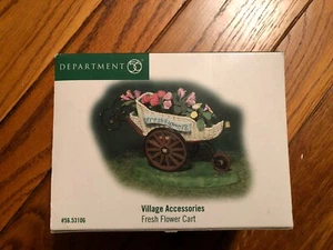 Département 56 Village Accessoires Chariot à fleurs fraîches bel état 56.53106 - Photo 1/2