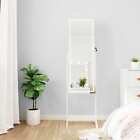 Mirror Jewellery Cabinet Armoire with LED Lights Free Standing Mirror vidaXL