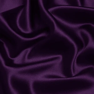 Purple 100% Pure Mulberry Silk Fabric by the Yard 44" width 19 mm 6A Grade - Picture 1 of 11