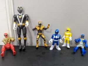 Mighty Morphin Power Rangers Mixes Lot of 6 Lose Action Figures Some Missing Arm - Picture 1 of 14