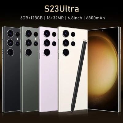 2025 S23 Ultra Unlocked Smartphone 128GB Android Phone Dual SIM 5G Mobile Phones - Image 1 of 4