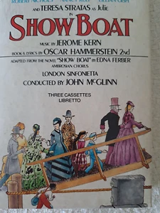Show Boat 1988 3-Cassette Box Set Booklet - Von Stade, Hadley, - Picture 1 of 5
