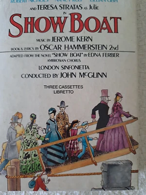 Show Boat 1988 3-Cassette Box Set Booklet - Von Stade, Hadley, - Image 1 of 4