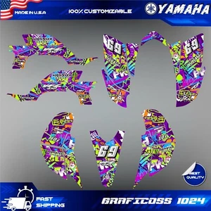 Yamaha YFZ 450 graphics kit 2003 2004 2005 2006 2007 2008 stickers decals kit - Picture 1 of 5