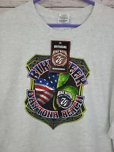T-shirt ufficiale Sturgis 2015 Daytona Beach taglia XL moto biker nuova con etichette - Foto 1 di 12