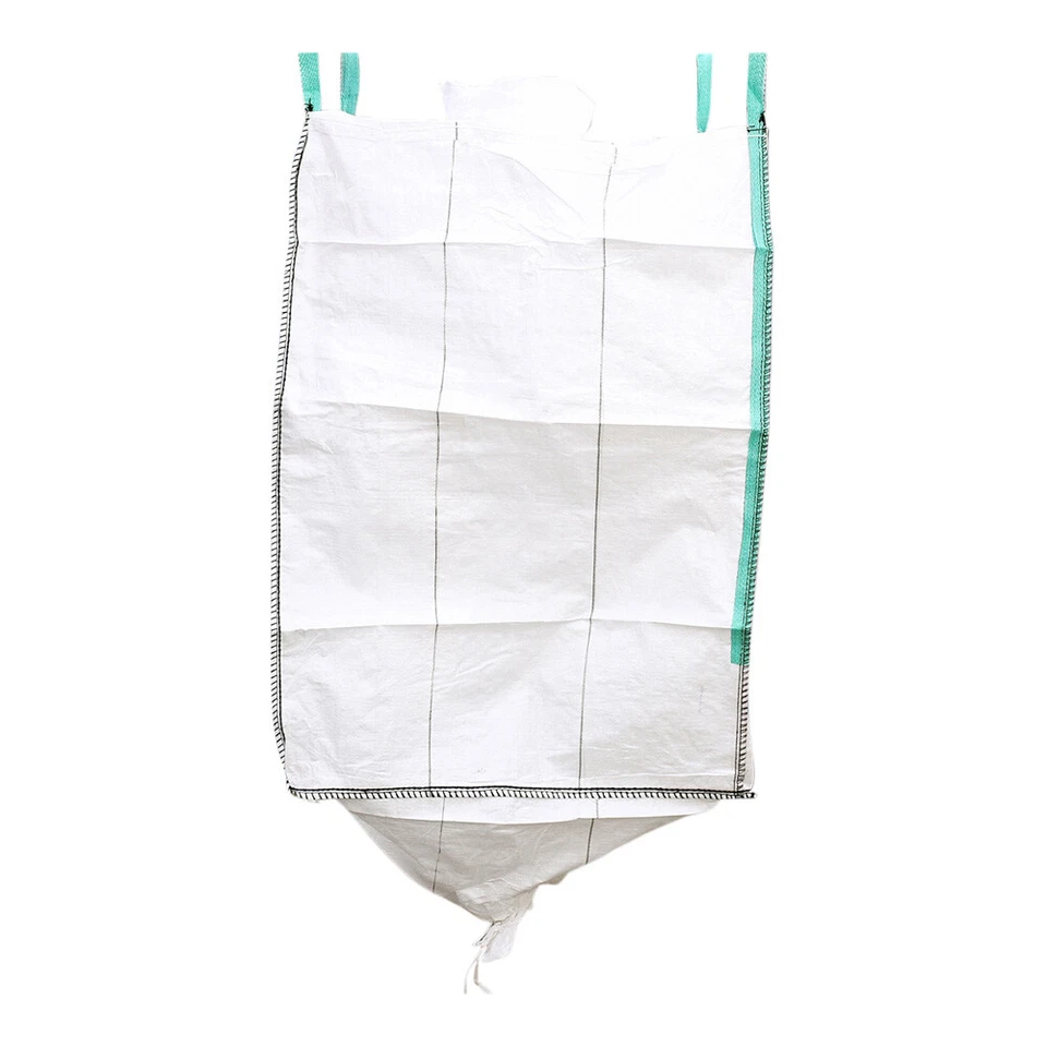 BAUHANDEL33 KG Big Bag 90 x 90 x 110 cm, Schürze, Auslauf, unbeschichtet, 2 Stück