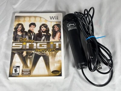 Sing It: Party Hits (Nintendo Wii, 2010) w/ Microphone Tested no Manual - Image 1 of 4