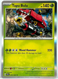 TAPU BULU Holo Rare Scarlet Violet Shrouded Fable 6/64 Pokemon - Picture 1 of 2