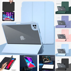 Smart PU Case Stand Cover Pen Holder For iPad Mini Air Pro 9.7 10.2 10.9 11 12.9