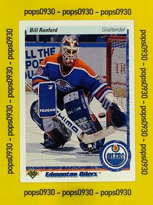 Bill Ranford, Edmonton Oilers, 1990, Upper Deck, #42 - Bild 1 von 2