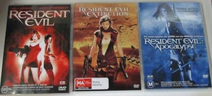 Resident Evil + Extinction + Apocalypse, 3 Movies - DVD Set - Picture 1 of 7
