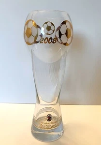 German Beer Glass Kuchlbauer Football Soccer Ball 0.5 Wiessbierbrauer - Picture 1 of 7