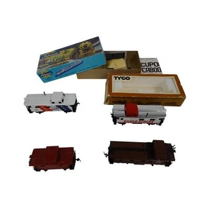 Mixed Lot 5 HO Scale Caboose Freight Cars Tyco Silver Streak Athearn 1249 WS30 - Picture 1 of 21