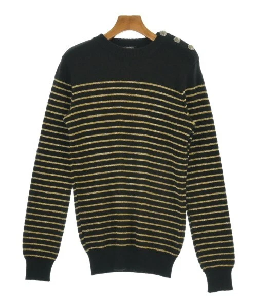 BALMAIN Sweaters BlackxGold(Border) S 2200557000074 - Image 1 of 4