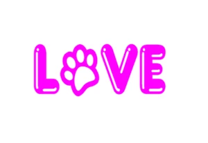 Puppy Love, Pawprint, Puppy, Love Vinyl Decals Fur Babies - Foto 1 di 2