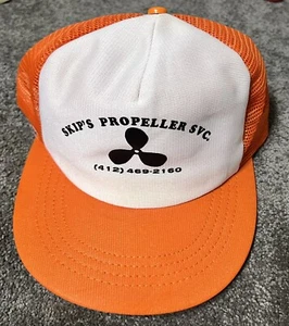 Vintage Skip’s Propeller Mckeesport PA Mütze Snapback verstellbar Marine Bootfahren - Bild 1 von 6