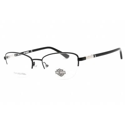 Gafas para mujer Harley Davidson marco de ojo de gato de metal negro mate HD0550 002 Foto 1 de 2