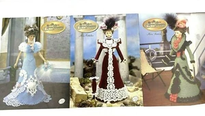 Annie's Turn of the Century Bridal Trousseau Collection 3 Doll Crochet Patterns - Picture 1 of 8