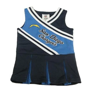 Vestito cheerleader bambina NFL San Diego Charges nuovo taglie 12-18 mesi - Foto 1 di 1