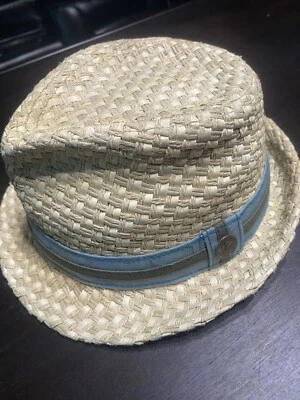Goorin Bros Toquilla Straw-Med-Panama Fedora Hat Hand Woven-EUC! - Image 1 of 4