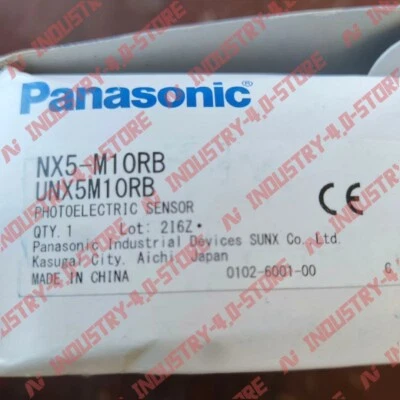 1PCS New Panasonic NX5-M10RB Thru Beam Photoelectric Sensor - Image 1 of 4