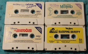 Lot Of 4 Disney Cassette Tapes Stories Songs Alice Wonderland Little Mermaid VTG - Picture 1 of 6