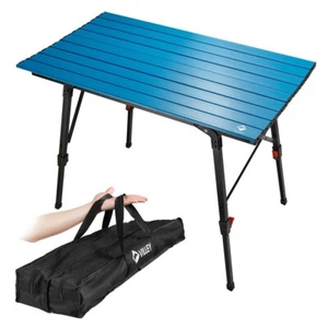 Portable Camping Table with Adjustable Leg Aluminum Folding Beach Table with Bag - Picture 1 of 12