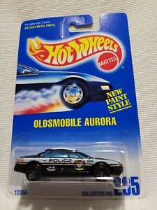 Hot Wheels 1993 Oldsmobile Aurora. Rare,VHTF! '94 Blue Card. Collector No.265.