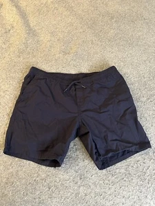 HM Herren Shorts XL blau vorne flach Kordelzug 7,5" Schrittlänge Freizeit normale Passform - Bild 1 von 9