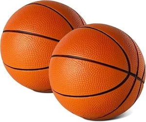 Botabee 5 Inch Foam Mini Basketballs - Pack Of 2 Small Foam Basketball - Picture 1 of 7