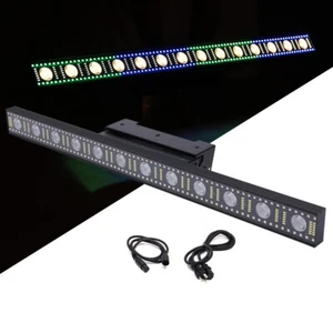 Beam Wash Bar Light RGB DMX Stage Color Mixing Strip Light DJ Party Show Lamp US - Picture 1 of 13