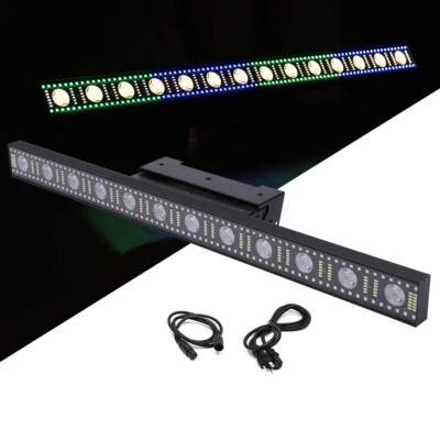 Beam Wash Bar Light RGB DMX Stage Color Mixing Strip Light DJ Party Show Lamp US - Image 1 of 4