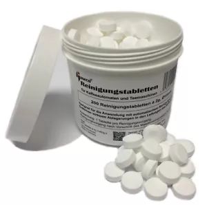 200 Reinigungs-Tabletten für Kaffeevollautomat │ 2g Profi Reiniger-Tabs in Dose - Bild 1 von 6