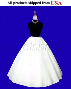 Premium Quality Extra Full A-line Bridal Wedding Crinoline Petticoat Skirt Slip - Picture 1 of 1