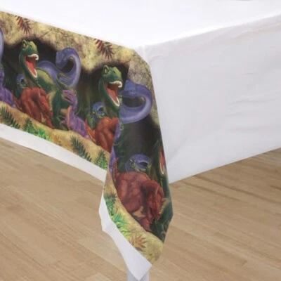 Dino Blast Tablecover Plastic 54x108 - Image 1 of 2