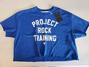 Under Armour Project Rock Dwayne Johnson Activewear Top Women's NWT Size M Loose - Picture 1 of 11