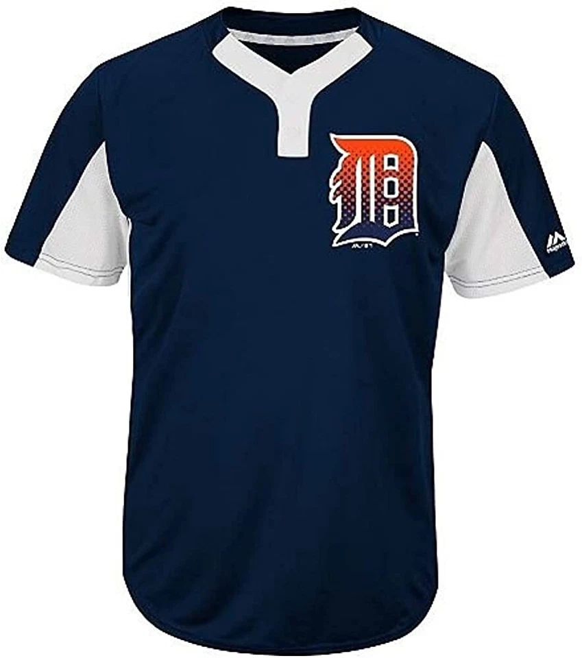 Majestic Detroit Tigers MLB Premier Eagle Cool Base Men's 2-Button Jersey MEDIUM - Image 1 of 1