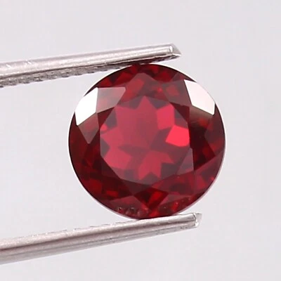 Pigeon Red Mozambique Ruby Round Cut 9x9mm | AAA Flawless Loose Gemstone - Image 1 of 4