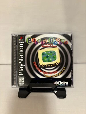 Bubble Bobble con anche Isole Arcobaleno PS1 PlayStation e COMPLETO NUOVO COME NUOVO, - Immagine 1 di 4