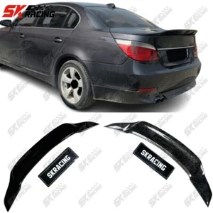 For BMW 5 Series E60 M-Sport M5 Sedan Carbon Fiber/Black Rear Spoiler Wing - Picture 1 of 42